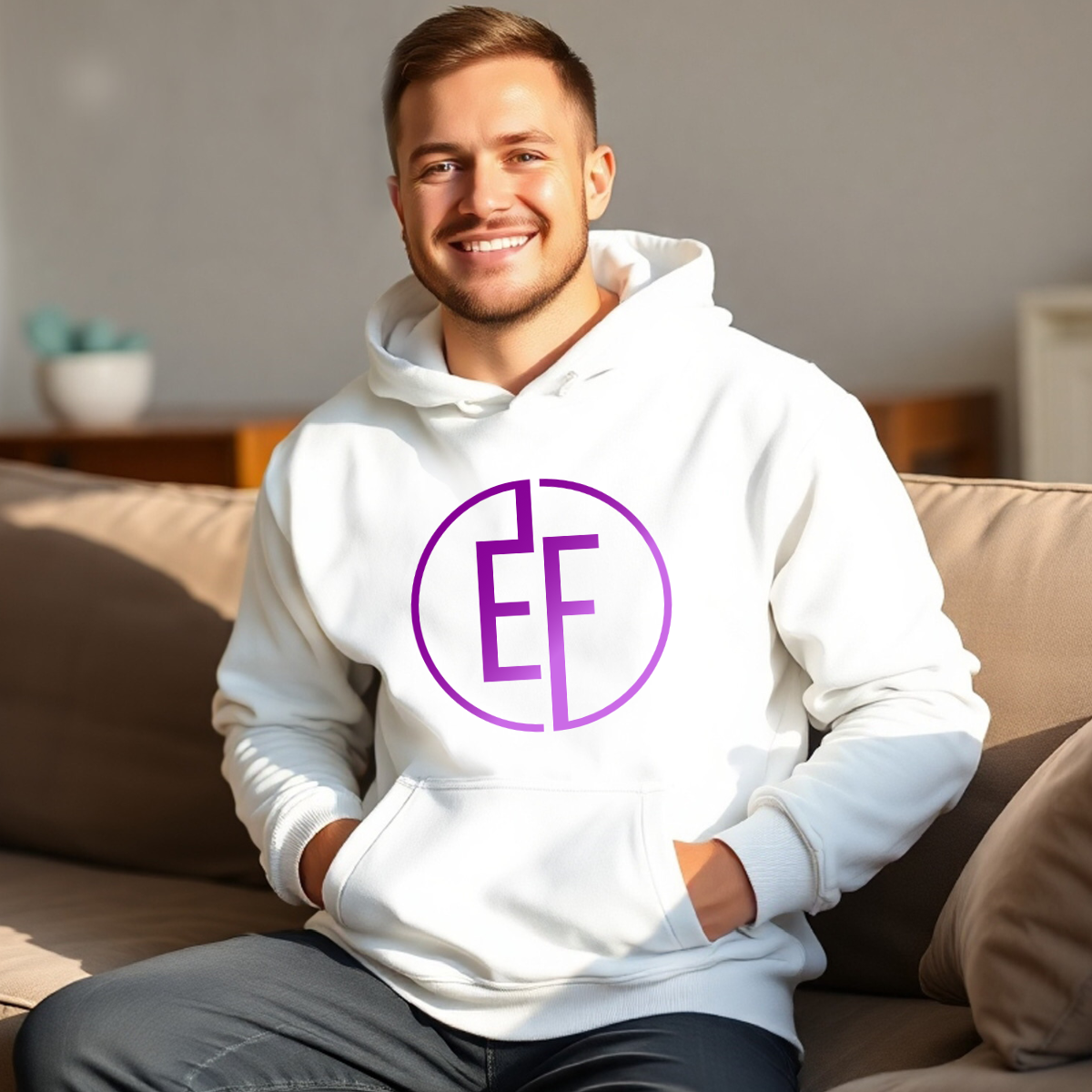 Unisex Hoodie "Enrico Filieri" Special Edition Viola - LIMITIERT