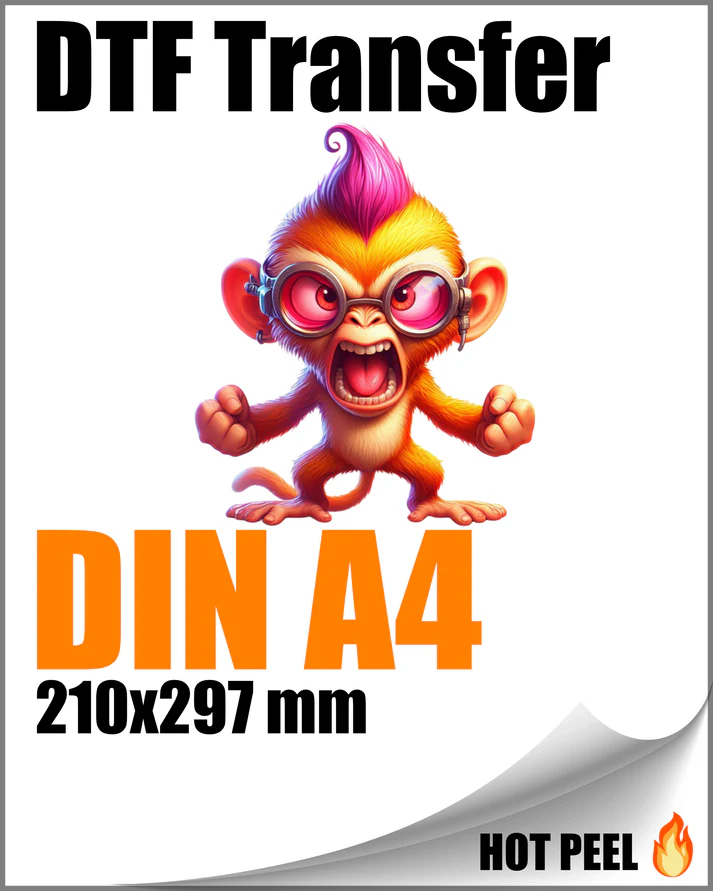 DTF Transfer DIN A4- 210x297 mm