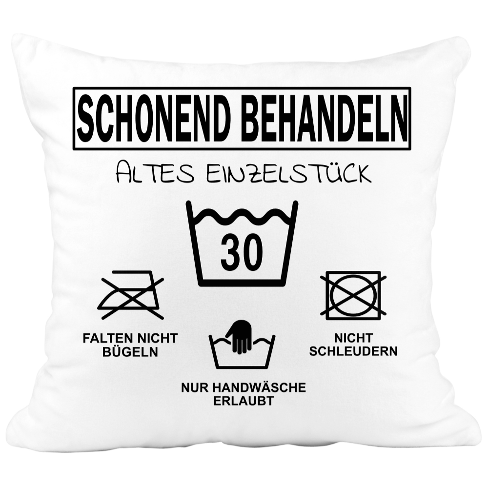 Kissen mit Wunsch Jahreszahl - Altes Einzelstück