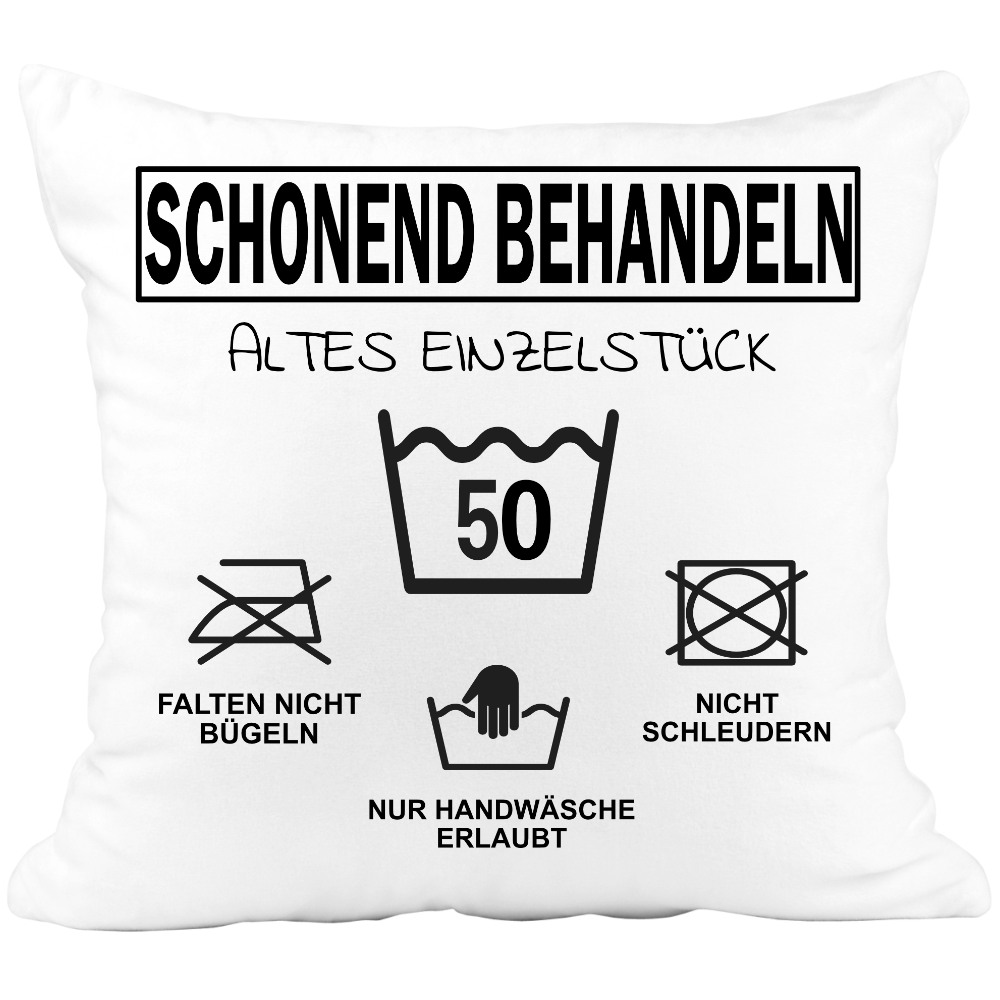 Kissen mit Wunsch Jahreszahl - Altes Einzelstück