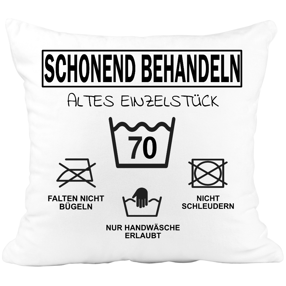 Kissen mit Wunsch Jahreszahl - Altes Einzelstück