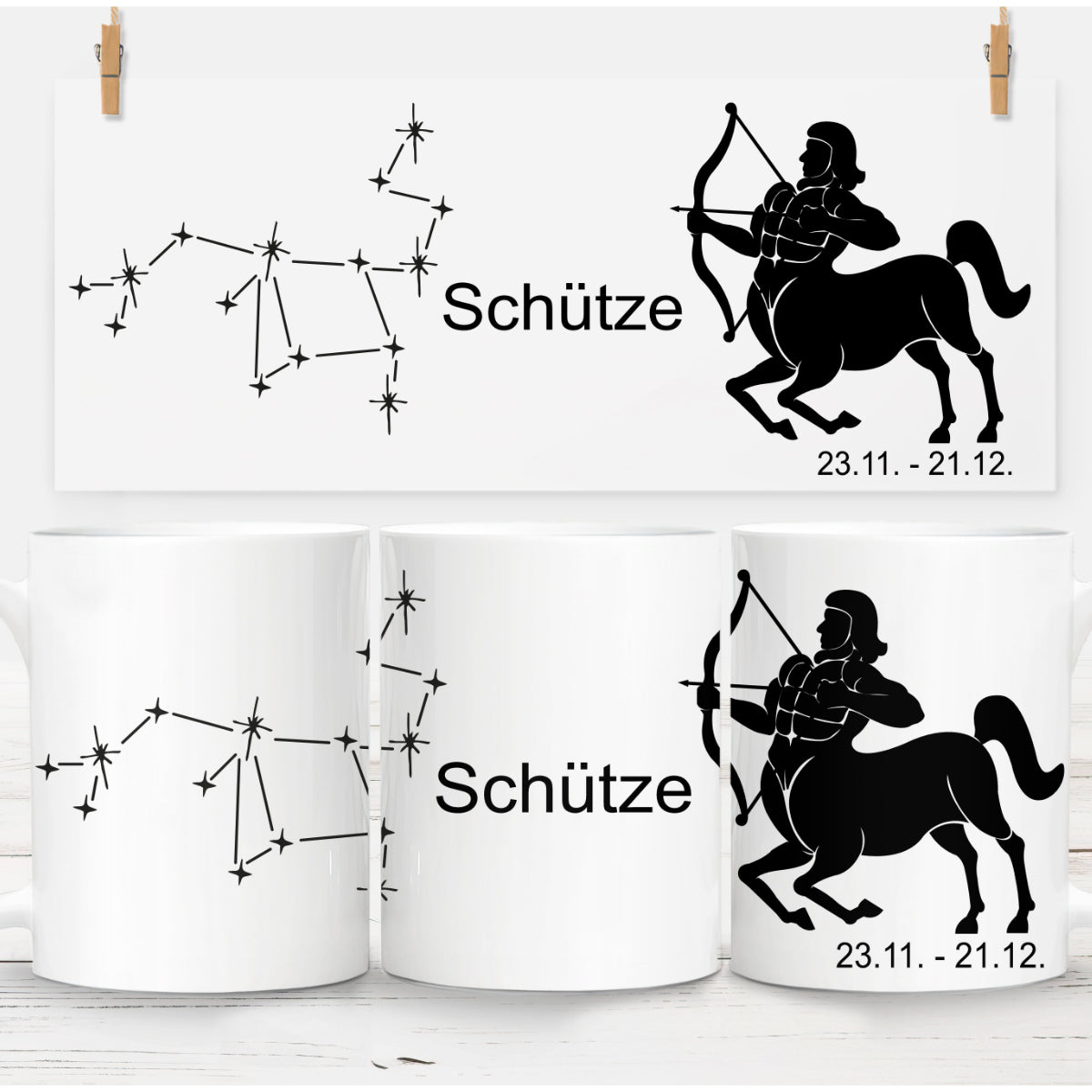 Tasse Schütze