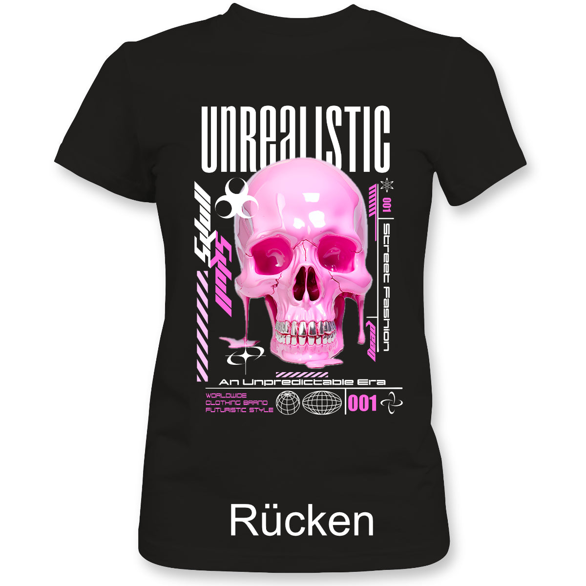 T-Shirt mit Totenkopf Unrealistic Skull Shirt