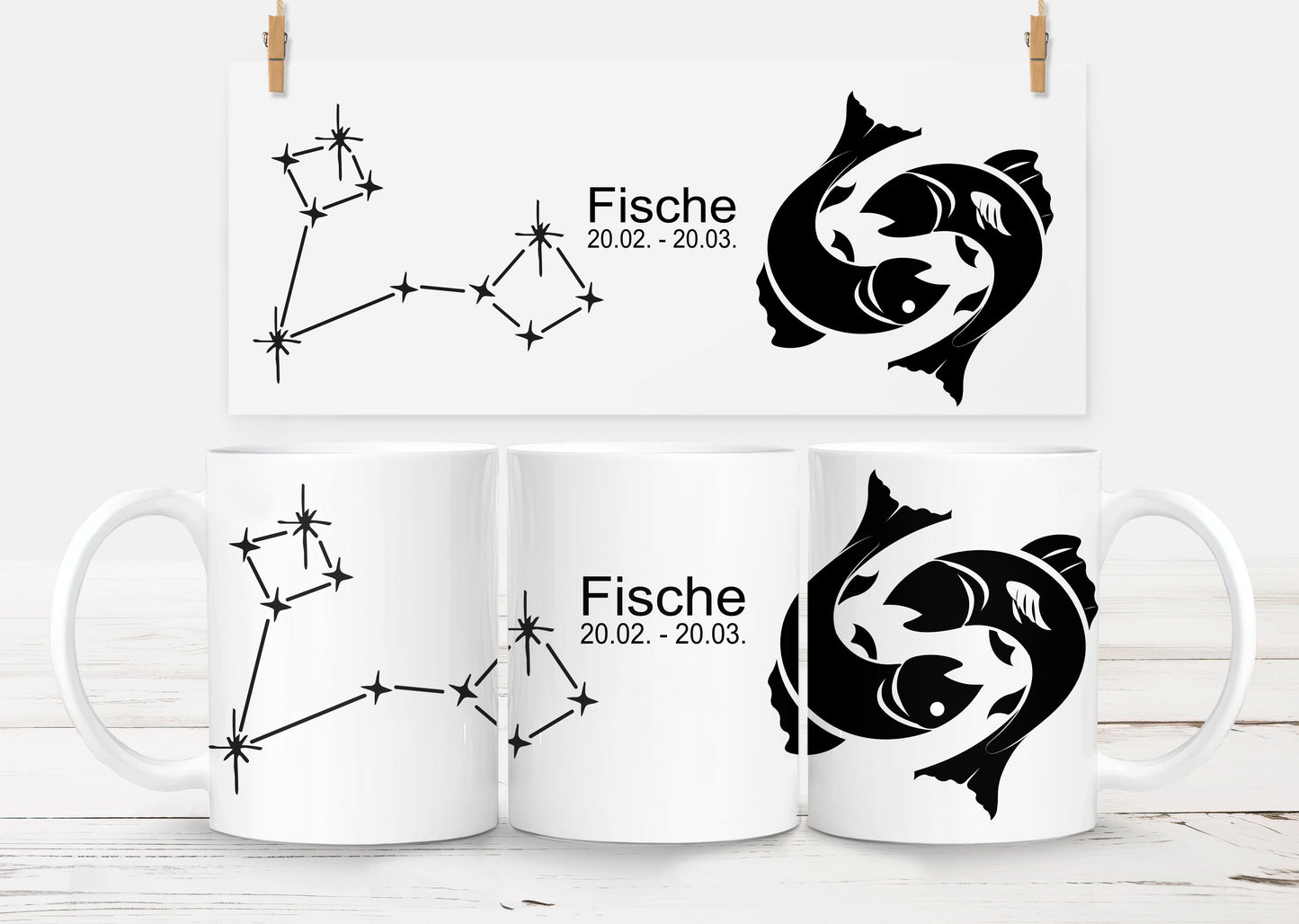 tasse Fische