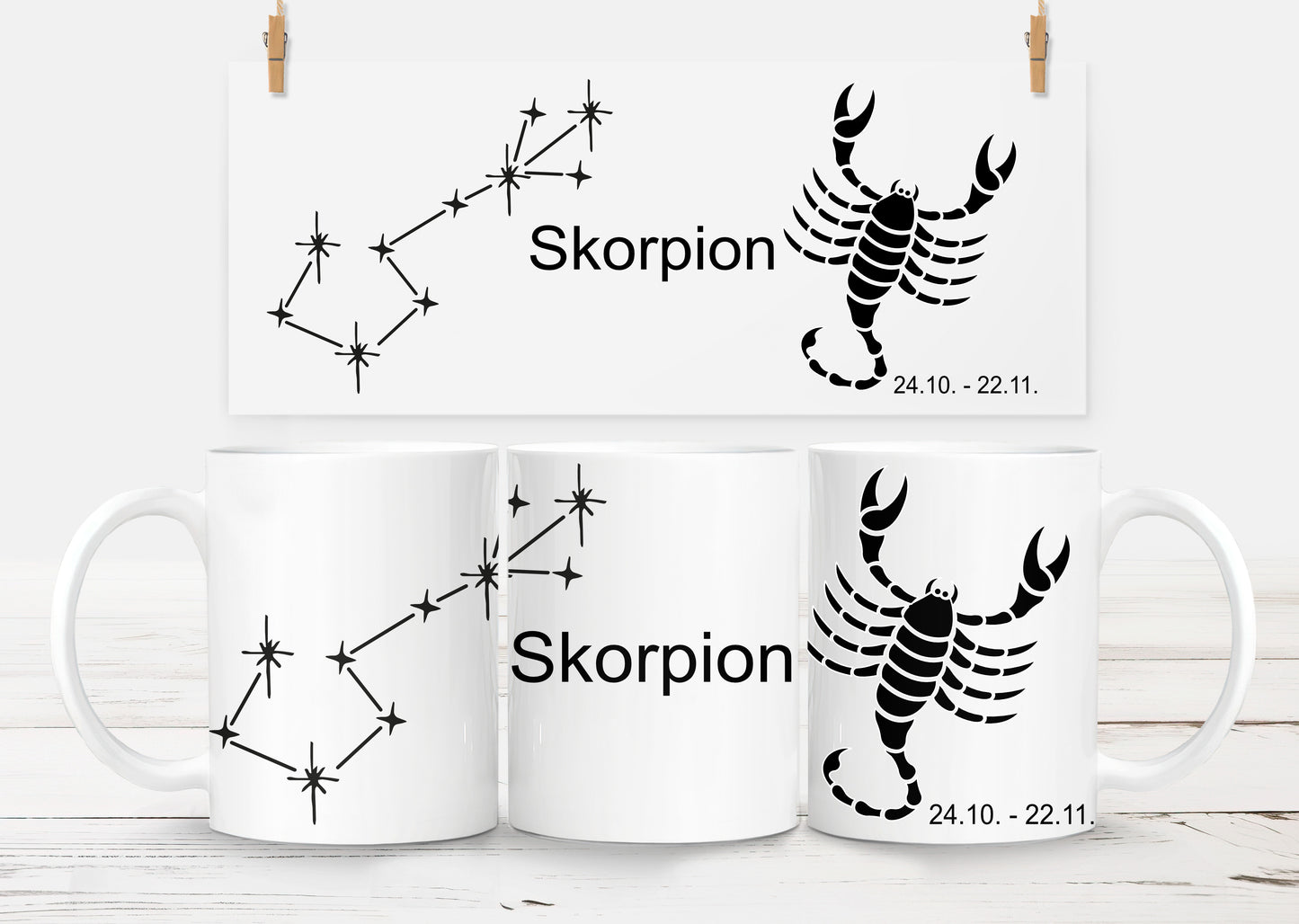 Sternzeichen Skorpion Geschenk