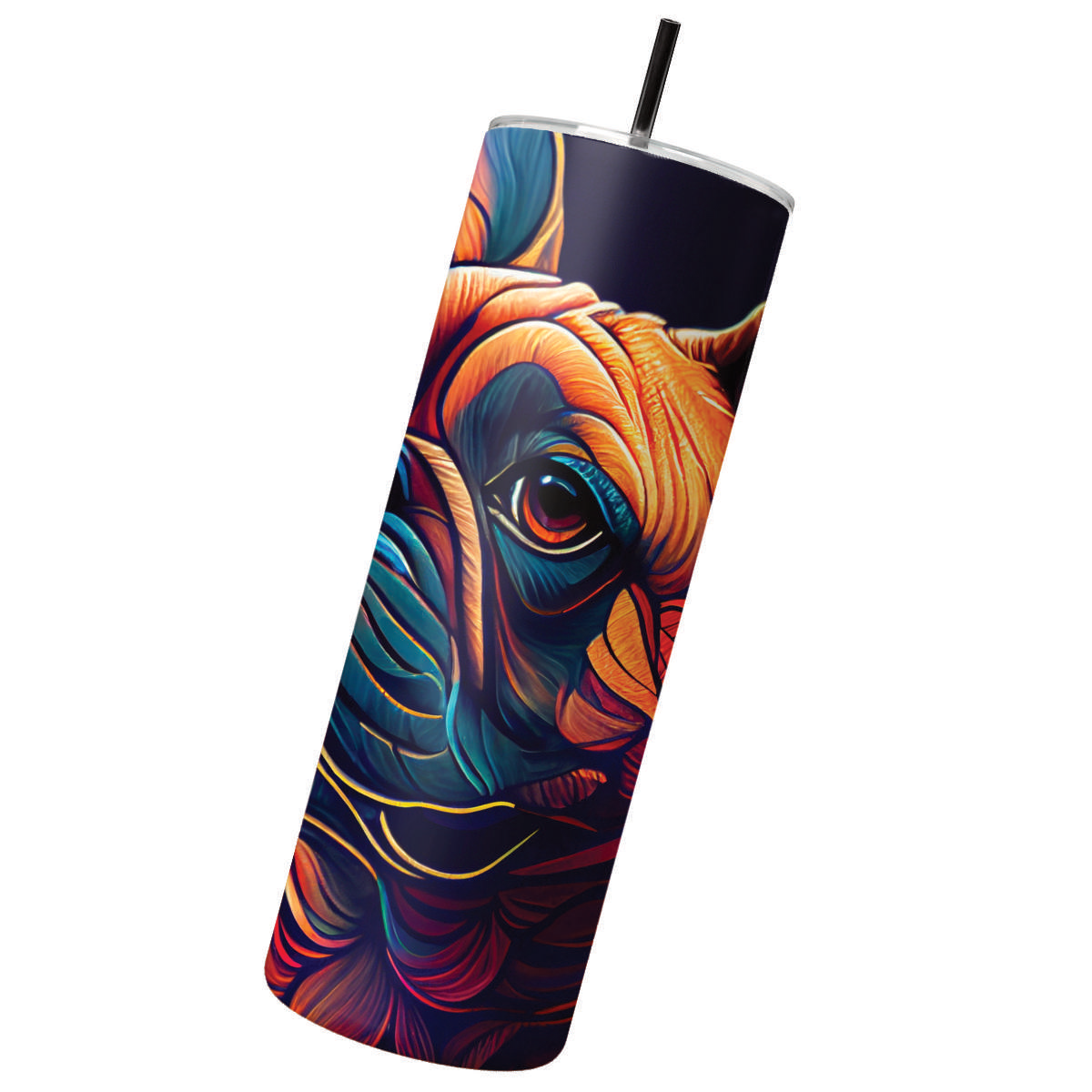 Tumbler To Go Becher mit Bulldogge Hund