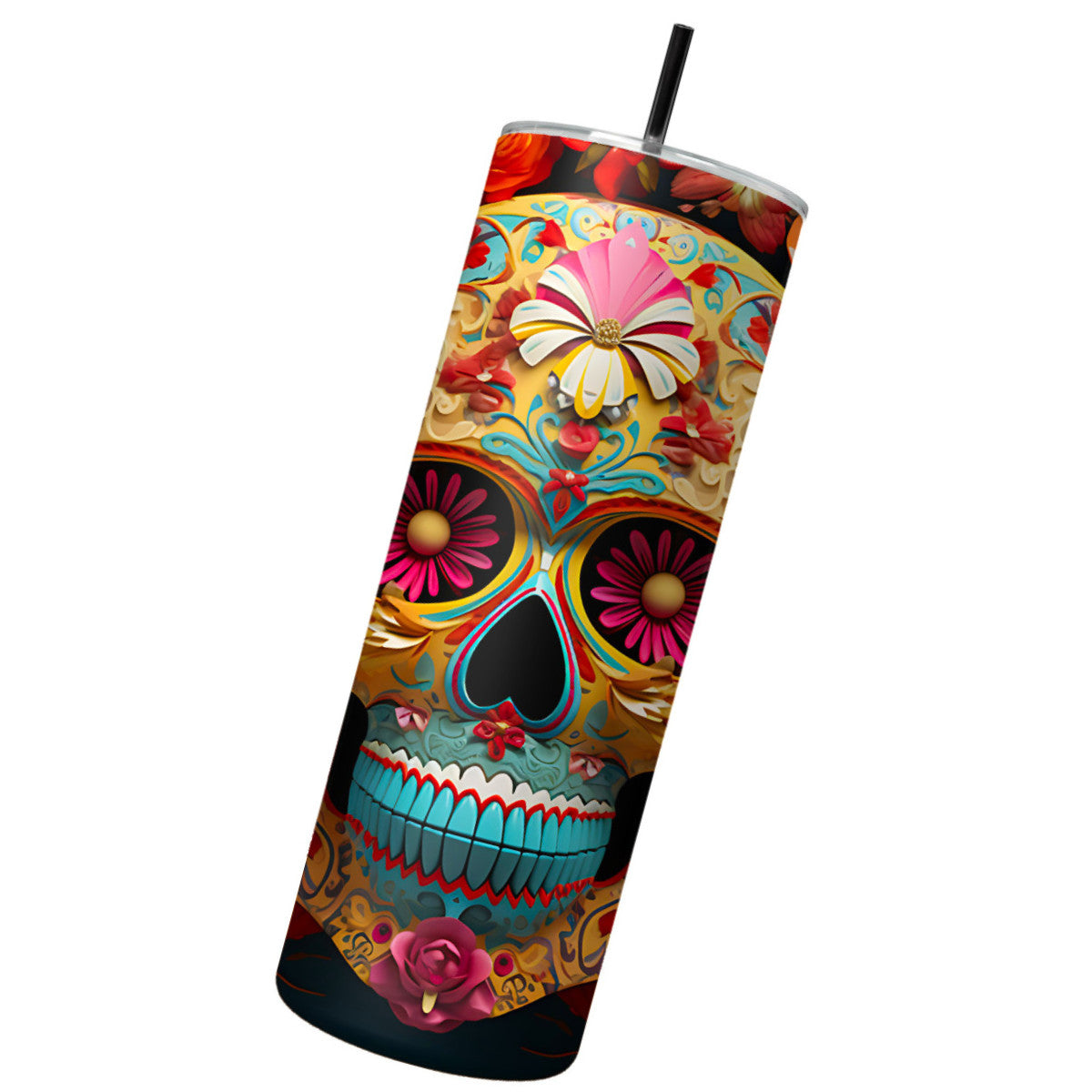 Thermobecher Totenkopf Skull Tumbler Kaffeebecher