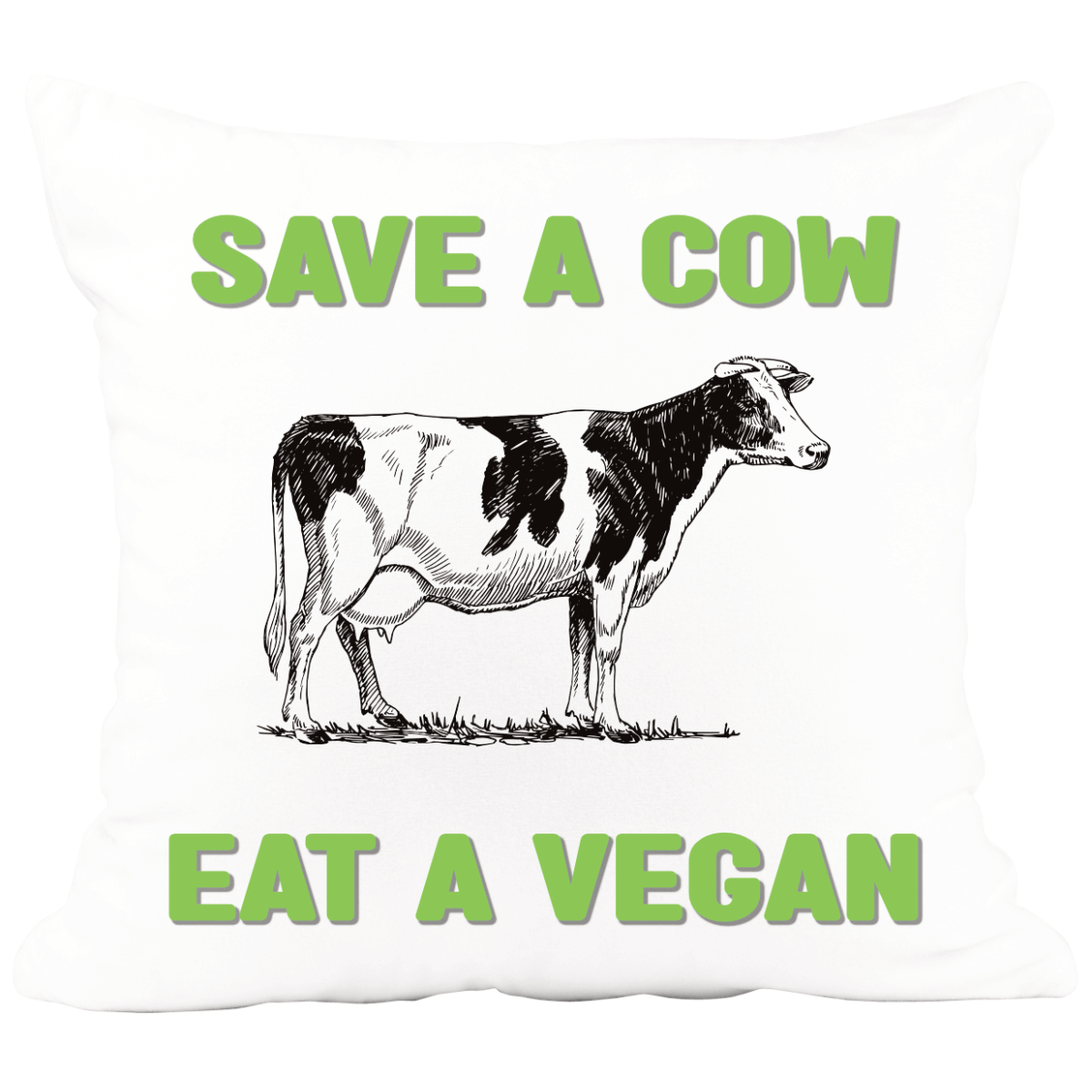 Kissen - Save a Cow - Eat a Vegan