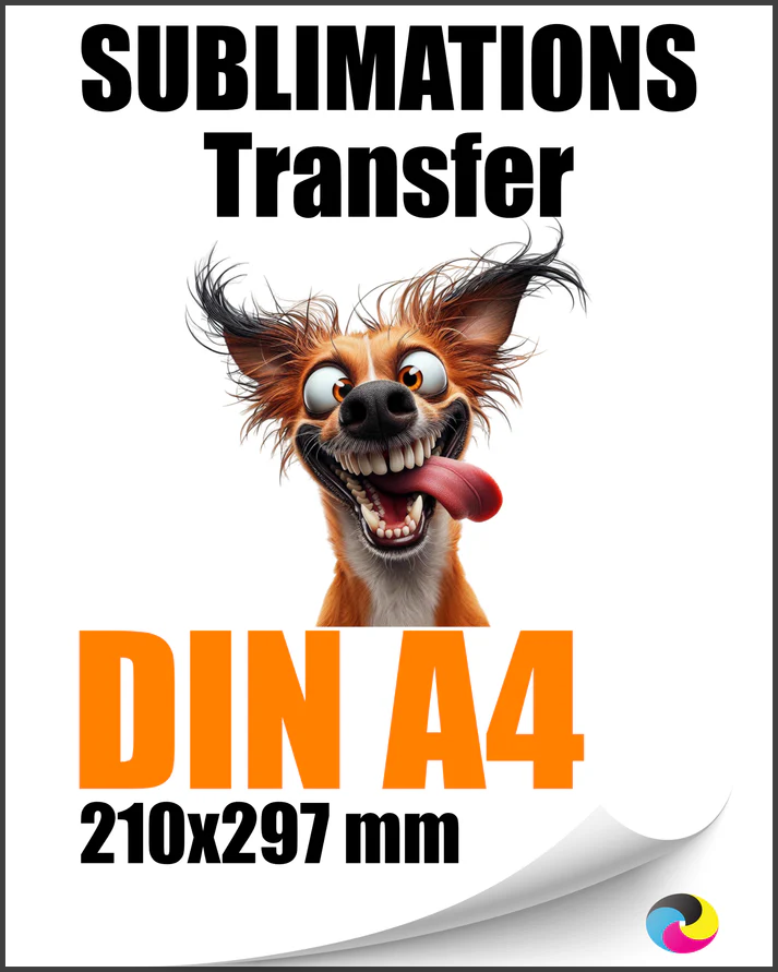 Sublimation Transfer DIN A4 210 mm x 297 mm