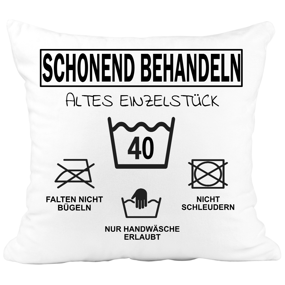 Kissen mit Wunsch Jahreszahl - Altes Einzelstück