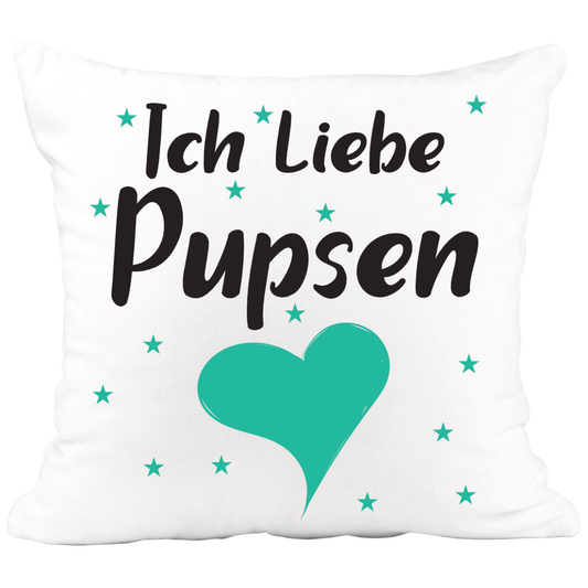 Lustiges Kissen - Ich liebe Pupsen