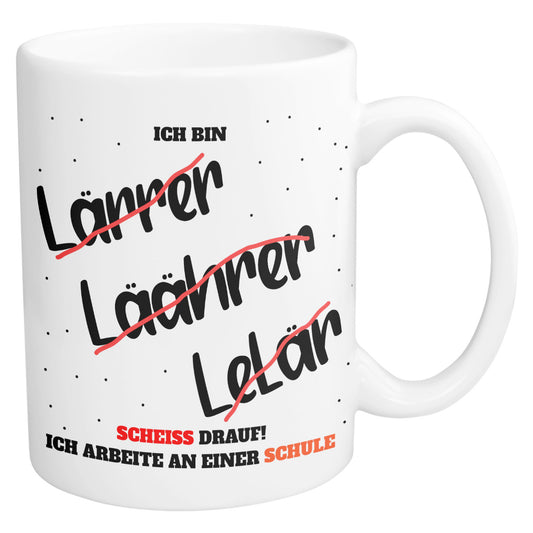 Lustige Lehrer Tasse
